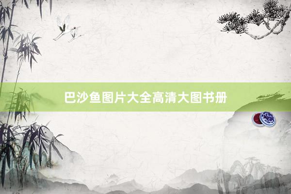 巴沙鱼图片大全高清大图书册